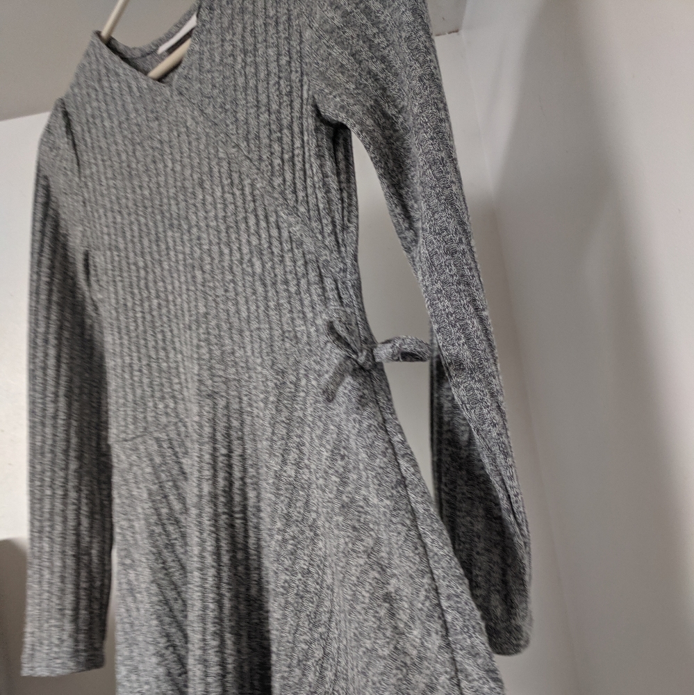 Girls 10/12 sweater dress gray Children's Place